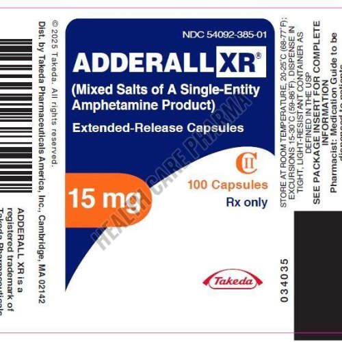 Adderall Xr 15mg Extended Release Capsules