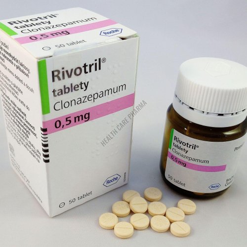 Rivotril 0.5mg Clonazepamum Tablet