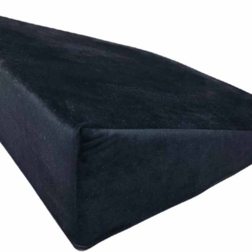 Black Soft Fabric Marshmallow Wedge Bed Pillow