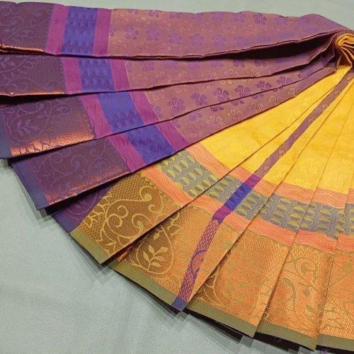 Emboss Design Tussar Silk Saree
