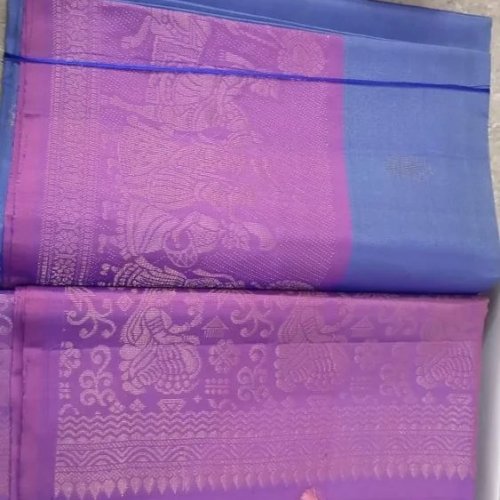 Kanjivaram Tussar Silk Saree