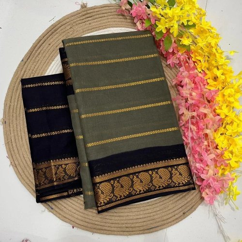 Premium Velthari Sungudi Cotton Saree with Blouse Piece