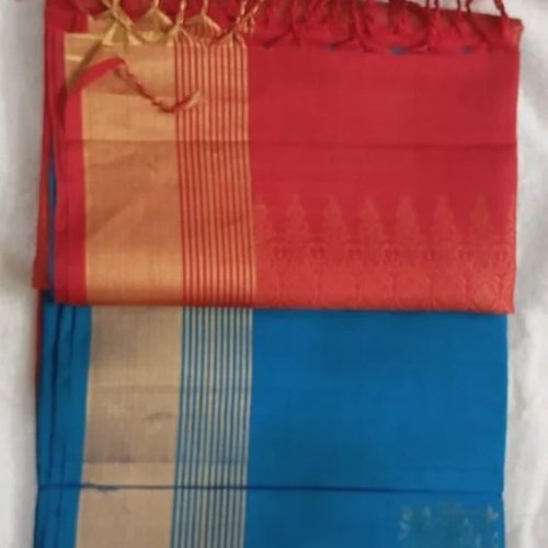 Pure Tussar Silk Kanjivaram Saree
