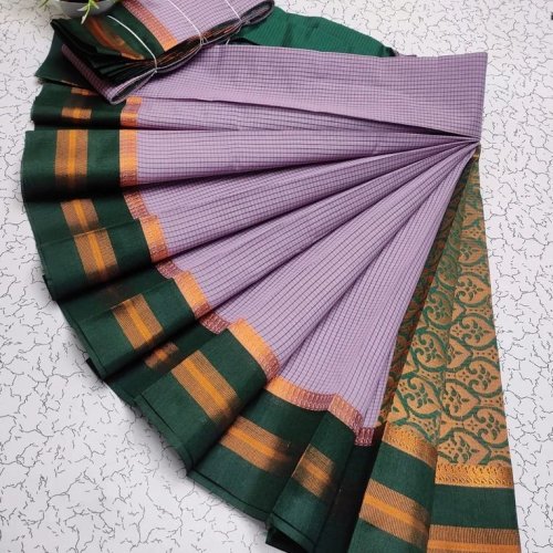 Traditional Kanjivaram Inspired Silk Cotton Sarees