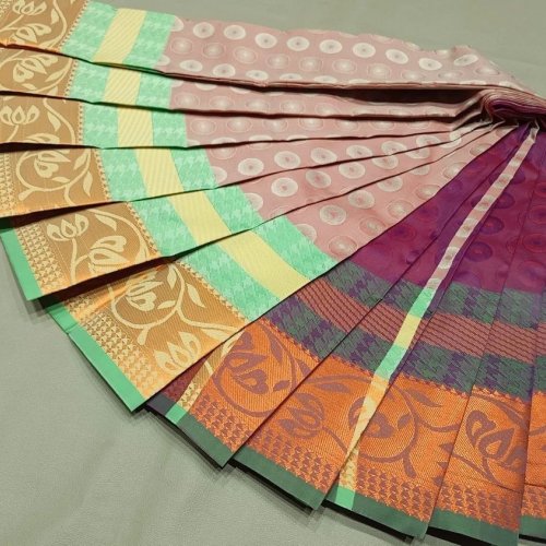 Tussar 80s Emboss Silk Saree