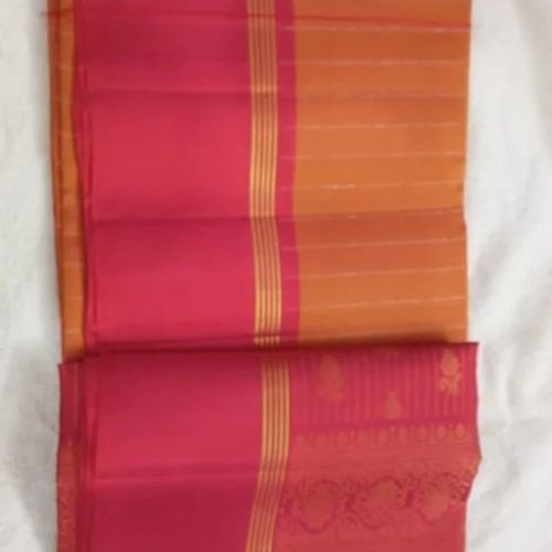 Wedding Wear Tussar Silk Kanjivaram Saree