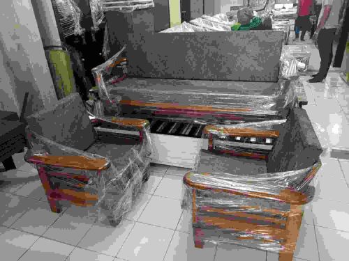 Sangwan Wooden Sofa Set