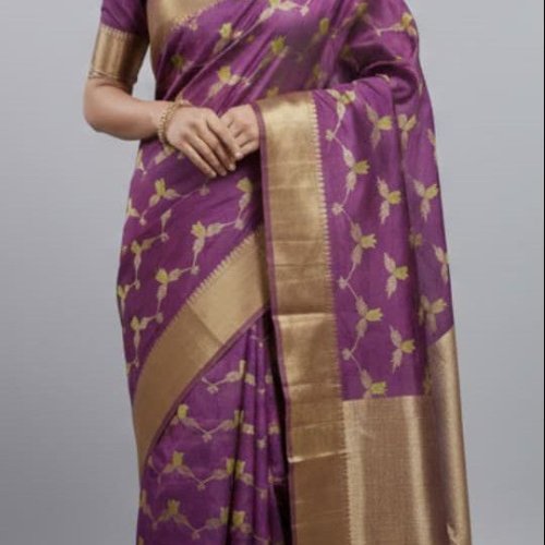 Pattu Tissue Silk All Over Eknaliya Minakari Ghani Booti Saree