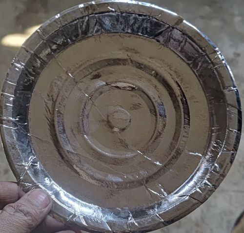 Silver Laminated Disposable Paper Plate