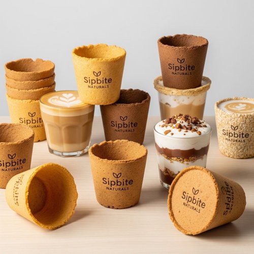 Branded Edible Coffee & Dessert Cups