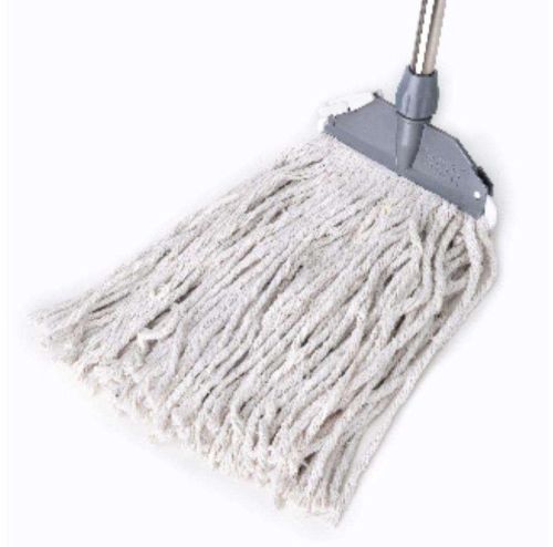 9 Inch Clip Fit Silver & White Floor Mop