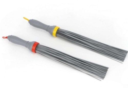 Plastic Silver Kharata Floor Broom