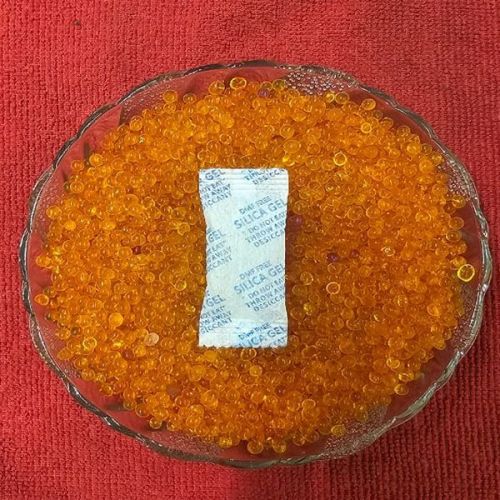 Orange Silica Gel Pouch