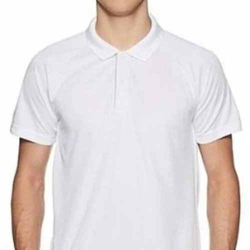 Adidas Mens White Dri-Fit Polo T-Shirt