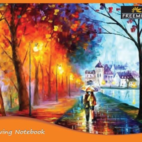 120 GSM 100 Pages Spiral Binding Professional Sketch Book