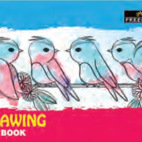 120 GSM 24 Pages Unruled Student Use Landscape Drawing Book
