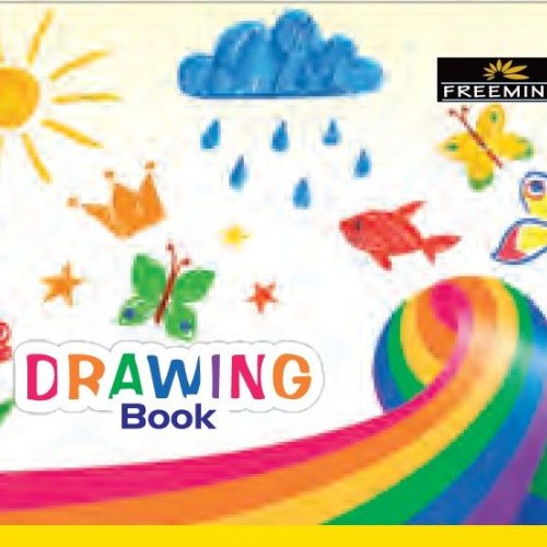 120 GSM 32 Pages Unruled Soft Cover Student Drawing Notebook