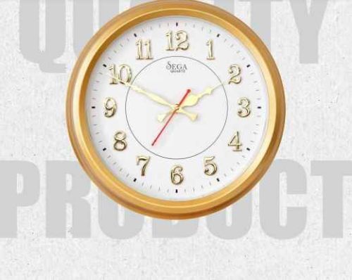 Round Wooden Wall Clock