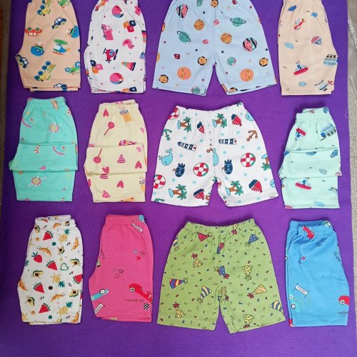 Navy Zone Newborn Baby Printed Half Shorts
