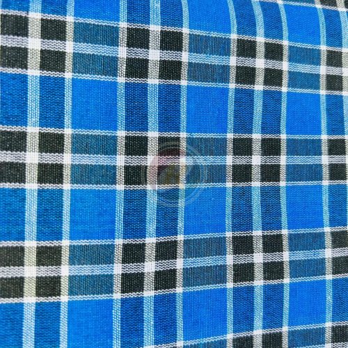 Check Print Polyester Fabric