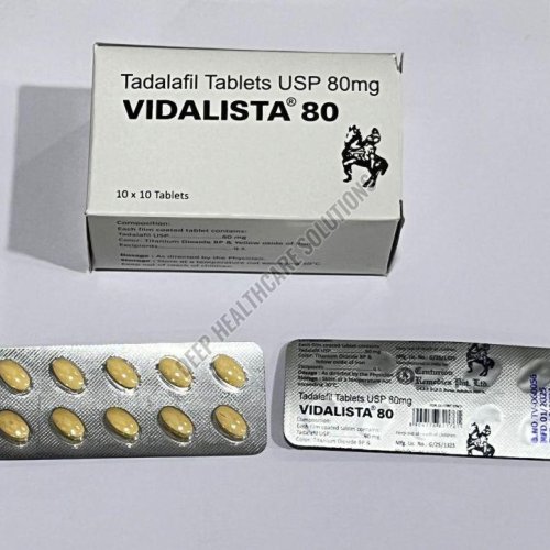 Vidalista 80 Mg Black Tablets
