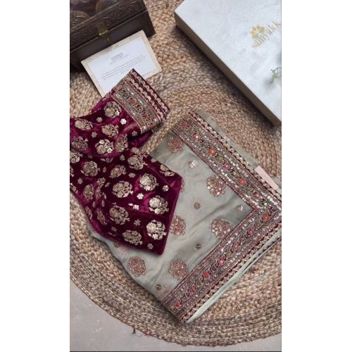 Fancy Soft Organza Silk Sarees