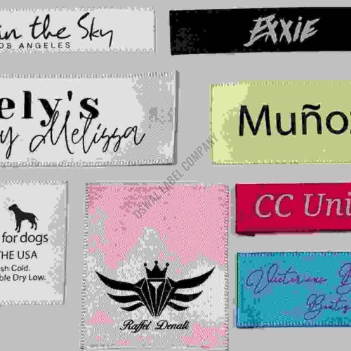 Custom Logo Satin Labels Custom Logo Satin Labels