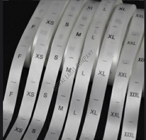 Satin Size Labels