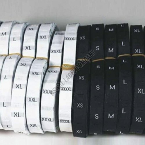 Woven Size Labels