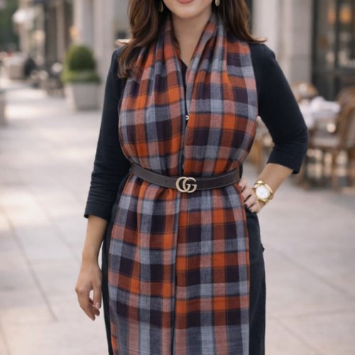 Wool Check Fabric