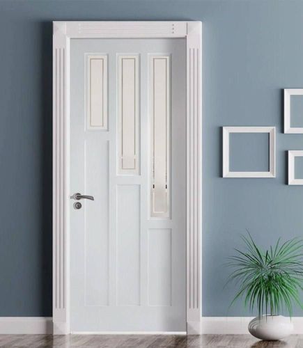 Rectangular White UPVC Interior Door