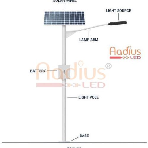 40W Smart Pole Solar LED Street Light
