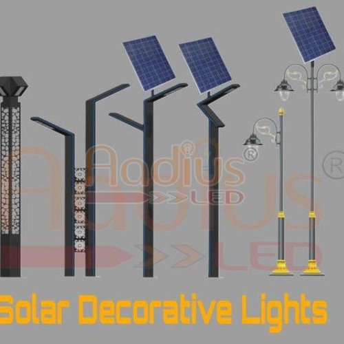 Outdoor Solar Decorative LED Lighting Pole