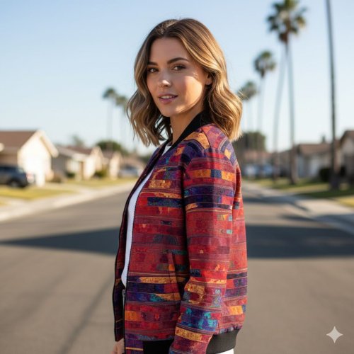 Womens Ignition Spark Bomber Jacket