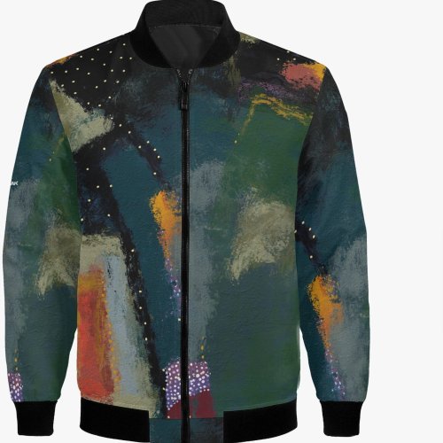 Womens Starry Night Bomber Jacket