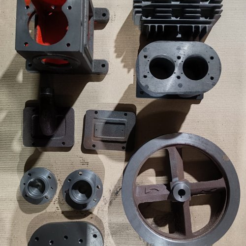1HP Double American Air Compressor Spare Parts