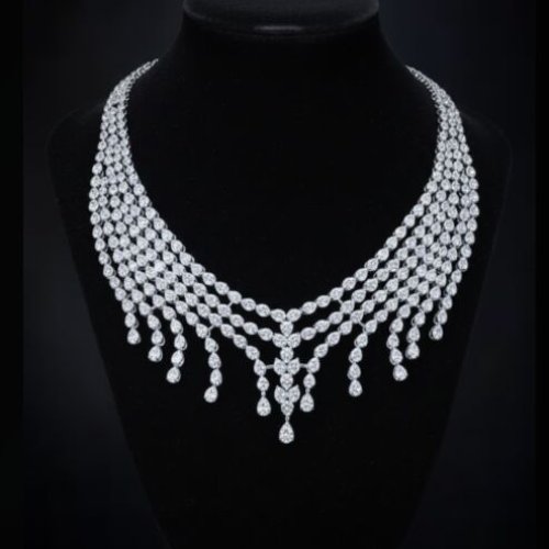 K Jewels Luxury Diamond Necklace