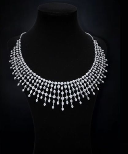 Natural Diamond Necklace Set