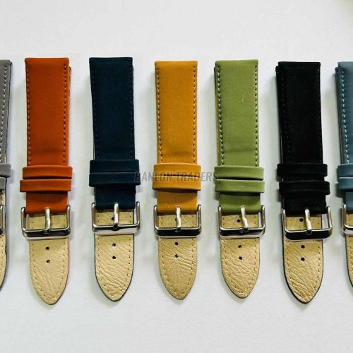 Genuine Leather Velvet Watch Starp
