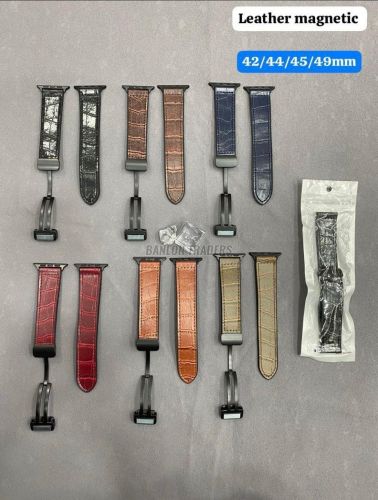 Leather Magnetic Watch Strap for Apple Watches