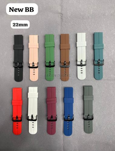 Multi Color Silicon Smart Watch Strap