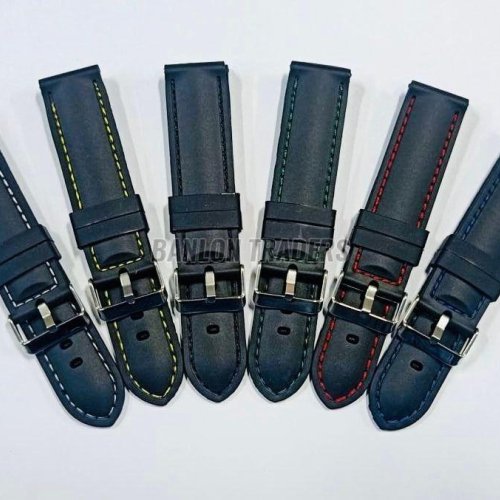 Silicone Stitched Watch Strap