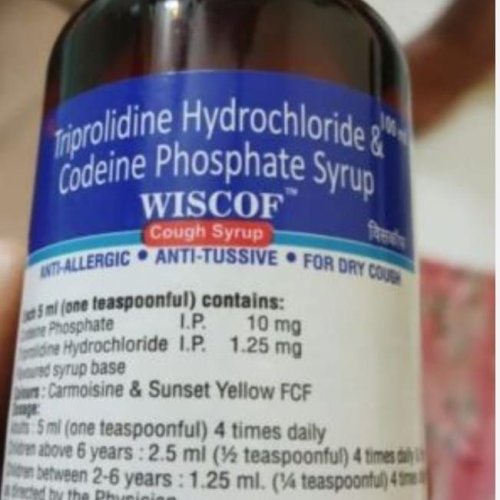Wiscof Triprolidine Hydrochloride Codiene Cough Syrup