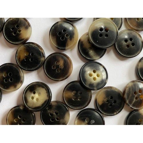 Natural Horn Button Blanks