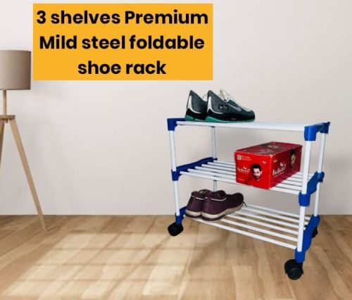 3 Tier Foldable Steel Shoe Stand