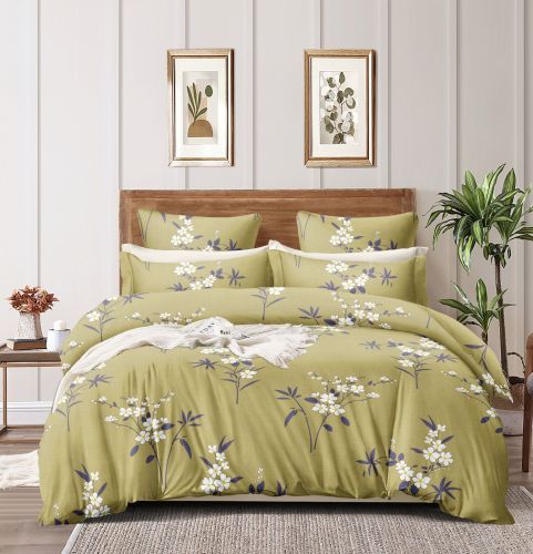Floral Double Bed Cotton Bedsheet Set