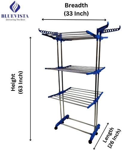 Foldable Clothes Drying Rack Stand