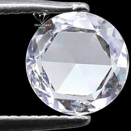 Round Shape Rose Cut Lab Grown Diamond For Making Fine Jewelry