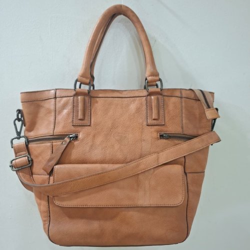 Brown Leather Tote Bag