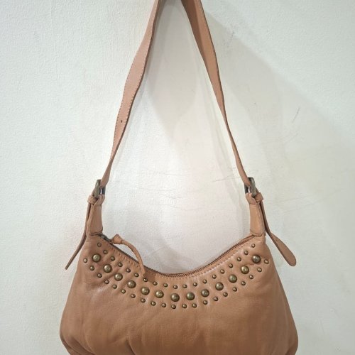 Ladies Leather Half Moon Cross Body Bag